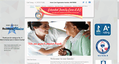 Desktop Screenshot of extendedfamilycarellc.com